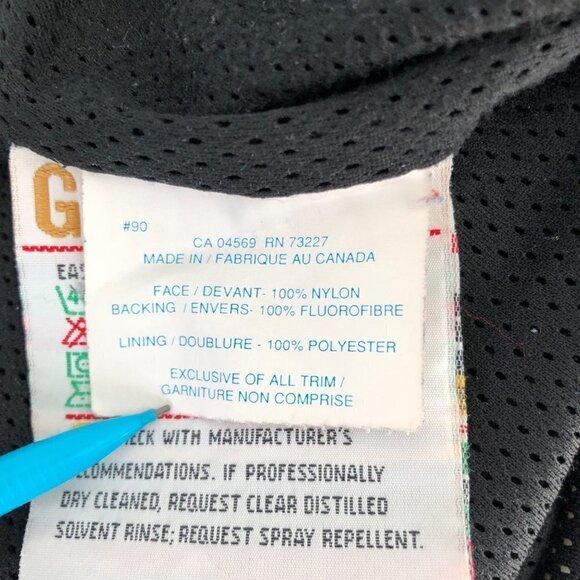 Vtg Far West Gor-tex Hooded Jacket Coat Windbreaker Unisex Teal Black Medium M - Picture 15 of 15